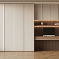 03 modern minimalist wardrobe wardrobe 3d model