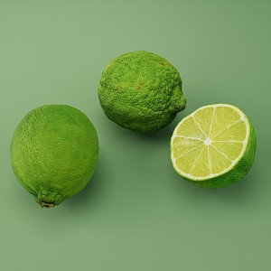 Modern lemon fruit 3d model