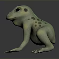 Frog Poison Frog Game Frog Reptile Cold Blooded Animal Reptile 3d model