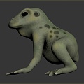 Frog Frog Frog Poison Frog Game Frog Reptile Cold Blooded Animal Reptile Reptile 3d model