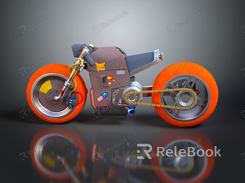 Motorcycle Two-wheeled Motorcycle Cross-country Motorcycle Road Race Motorcycle Motor Vehicle Transport model