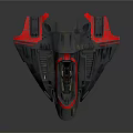 Modern Spaceship Spacecraft 3d model