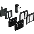 Public Facilities Security Access Control Turnstiles With Various Models And Modern Designs 3d model