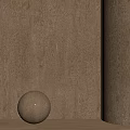 Wooden Interior Design With Light Brown Wall Floor And Sphere Decoration
