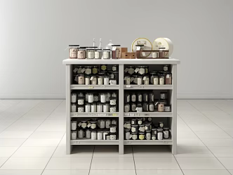 Nordic container supermarket sketch 3d model