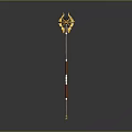 Scepter Ancient Scepter Cane Ancient Scepter Magic Scepter Metal Scepter Classical Scepter Magic Scepter 3d model