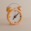 Cartoon simple retro alarm clock 3d model