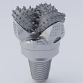 Oil bit Large bit exploration equipment 3d model