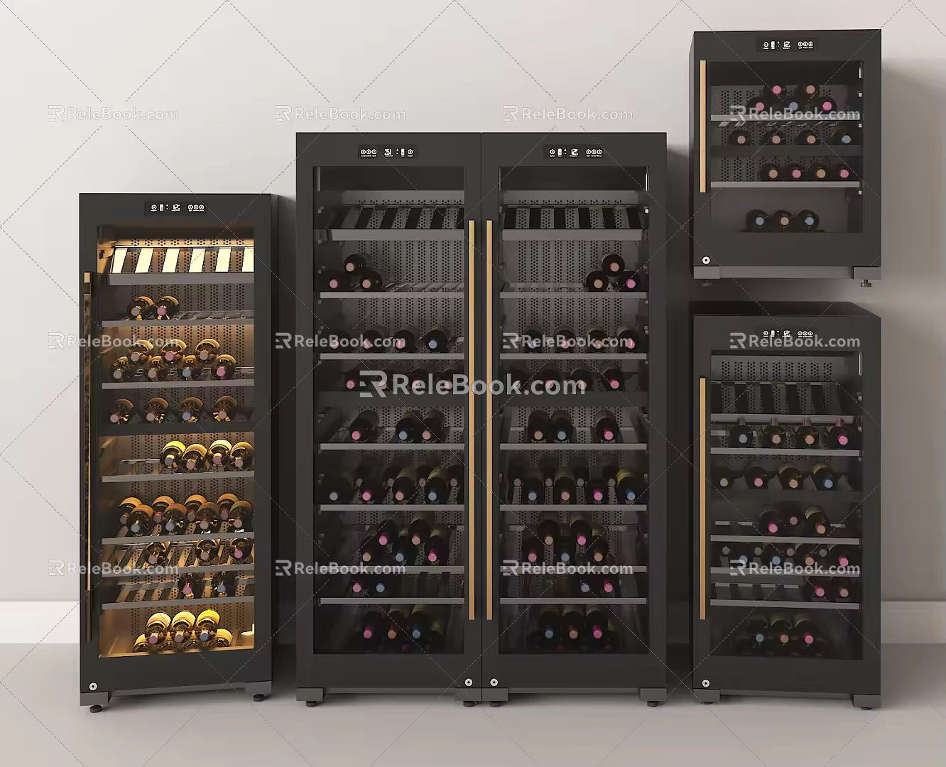 Modern Wine Cabinet Modern Constant Temperature Wine Cabinet Constant Temperature 3d model