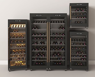 Modern Wine Cabinet Modern Constant Temperature Wine Cabinet Constant Temperature 3d model