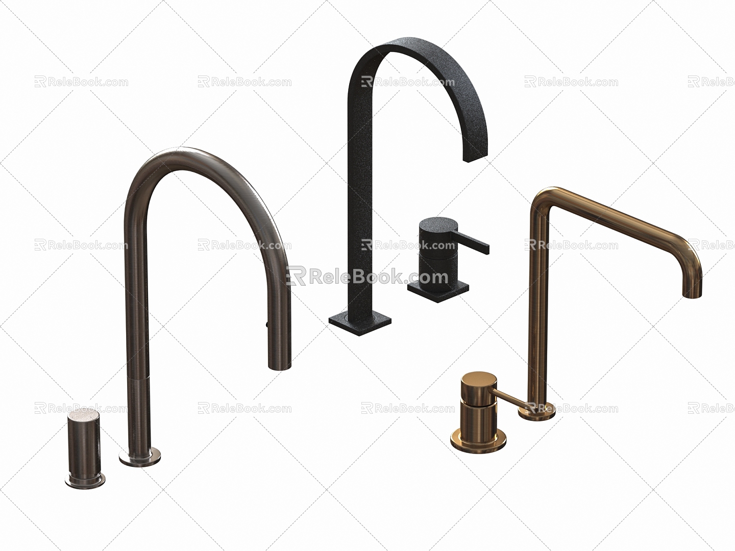 Modern faucet 3d model