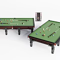 Modern Pool Table Billiard Pool Table 3d model