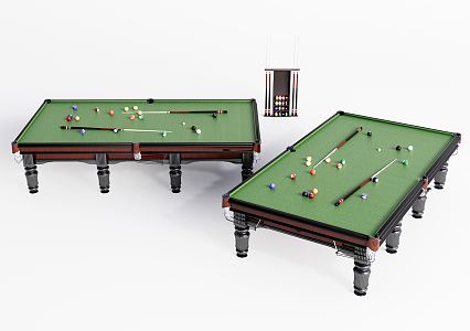 Modern Pool Table Billiard Pool Table 3d model