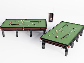 Modern Pool Table Billiard Pool Table 3d model