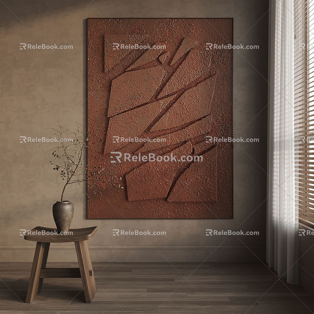 Quiet decorative painting 3d model