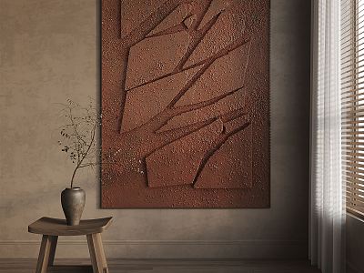 Quiet decorative painting 3d model