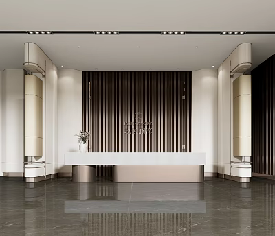 Modern Front Desk Sales Office Front Desk