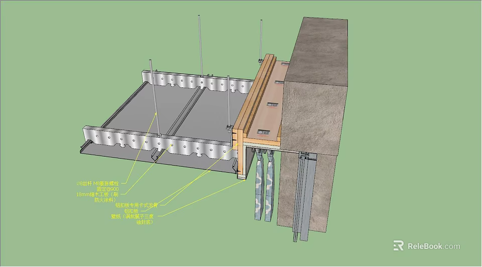 High Quality Structural Metal Hardware Fasteners for Building Connection Applications 3d model