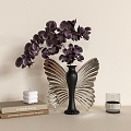 Butterfly Vase Cup Candle 3d model