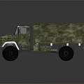 Military Camouflage Tank 3D Model Collectible With Detailed Tracks And Turret Design