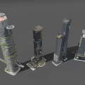 Future Architecture Concepts Featuring Futuristic Skyscrapers With Spiral And Layered Designs