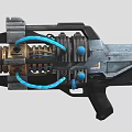 Sci-fi weapons futuristic weapons Sci-fi props 3d model