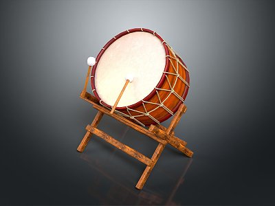 Big Drumstick Drum Percussion model