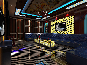 Jane Ou ktV private room 3d model