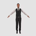 modern man man 3d model