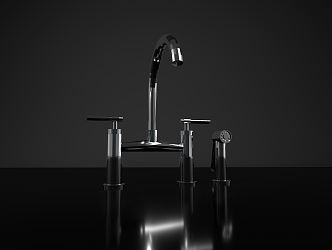 Modern faucet 3d model