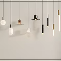 Pendant lamp combination 3d model