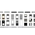 Diverse Switch Panel Designs Featuring Various Shapes And Control Functions