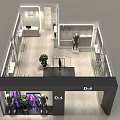 D&4 Modern Clothing Store With Mannequins Colorful Window Displays And Sleek Interior
