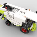 Lego toy building blocks earthwork truck engineering vehicle tool car 3d model