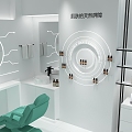 Skin Care Experience Store Skin Care Display Beauty Makeup Experience Store Cosmetic Store Cosmetic Cabinet Technology Skin Care Beauty Store 3d model