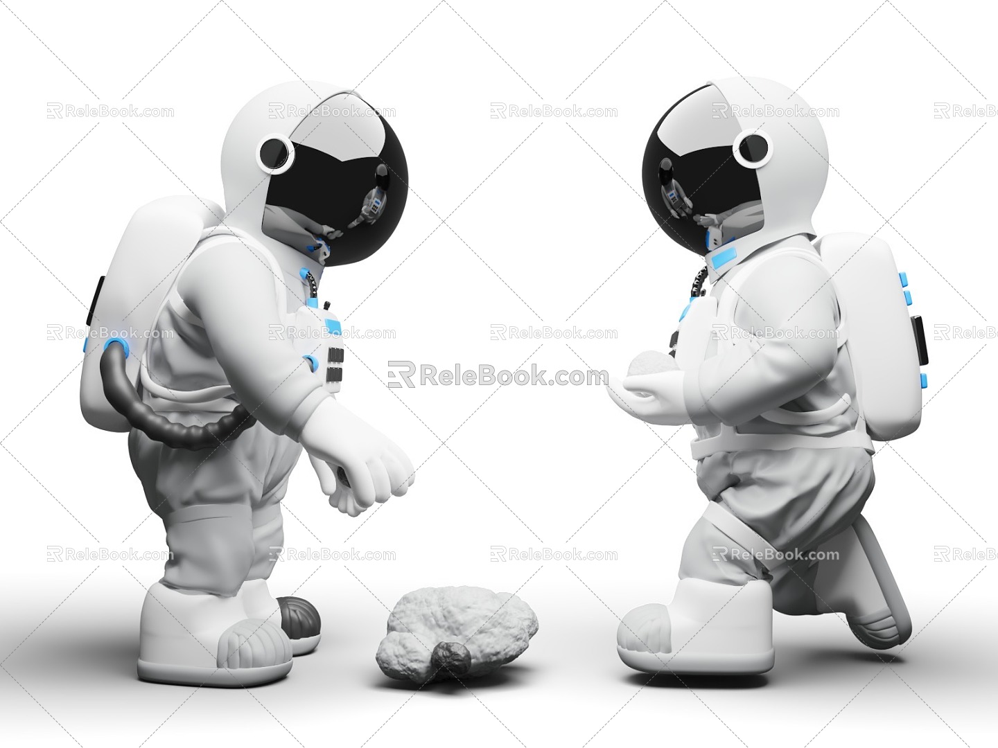 Astronaut Space Suit Astronaut Cartoon Astronaut 3d model