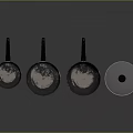 Pot Flat Pan Flat Frying Pan Milk Pan Cooking Pan Cooking Pot Cookware Kitchen Items Kitchen Supplies 3d model