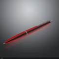 Pink Ballpoint Pen With Sleek Design And Metallic Accents For Daily Writing Use