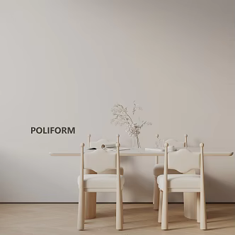 Modern table combination 3d model