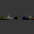 Colorful Water Vehicles Models With Various Types And Sizes For Collection
