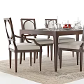 Elegant Dining Table Set With Wooden Table Chairs Fresh Apples And Glassware