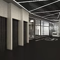 Jump Dance Fitness Studio With Wooden Floor Large Windows And Gray Walls
