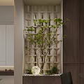 Modern Living Dining Room Interior With Sofa Marble Coffee Table Decorative Painting And Bookshelf