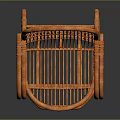 Wicker Leisure Chair With Handwoven Rattan Design Comfortable Armrests And Natural Style