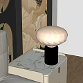 Table lamp table lamp side table bedside table 3d model