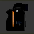 DSLR Camera Card Machine Digital Camera Digital Camera Photographic Equipment 3d model