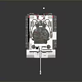 Detailed Military Tank 3D Model With Camouflage Paint Tracks And Cannon