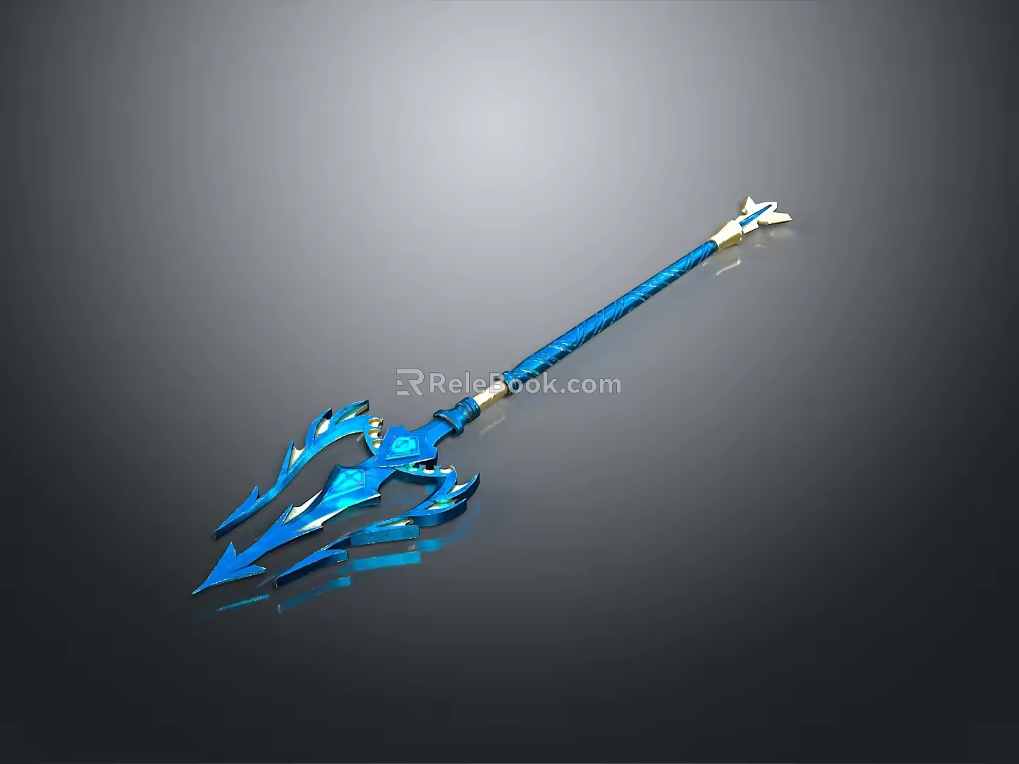 Cold weapons Sword Axe Hook Fork Spear Trident Melee Weapon Military 3d model