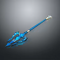 Cold weapons Sword Axe Hook Fork Spear Trident Melee Weapon Military 3d model