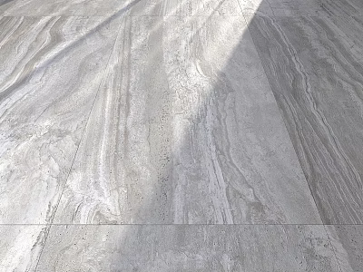 Modern Gray Marble Patterned Floor Tiles With Natural Light And Detailed Veins 3d model